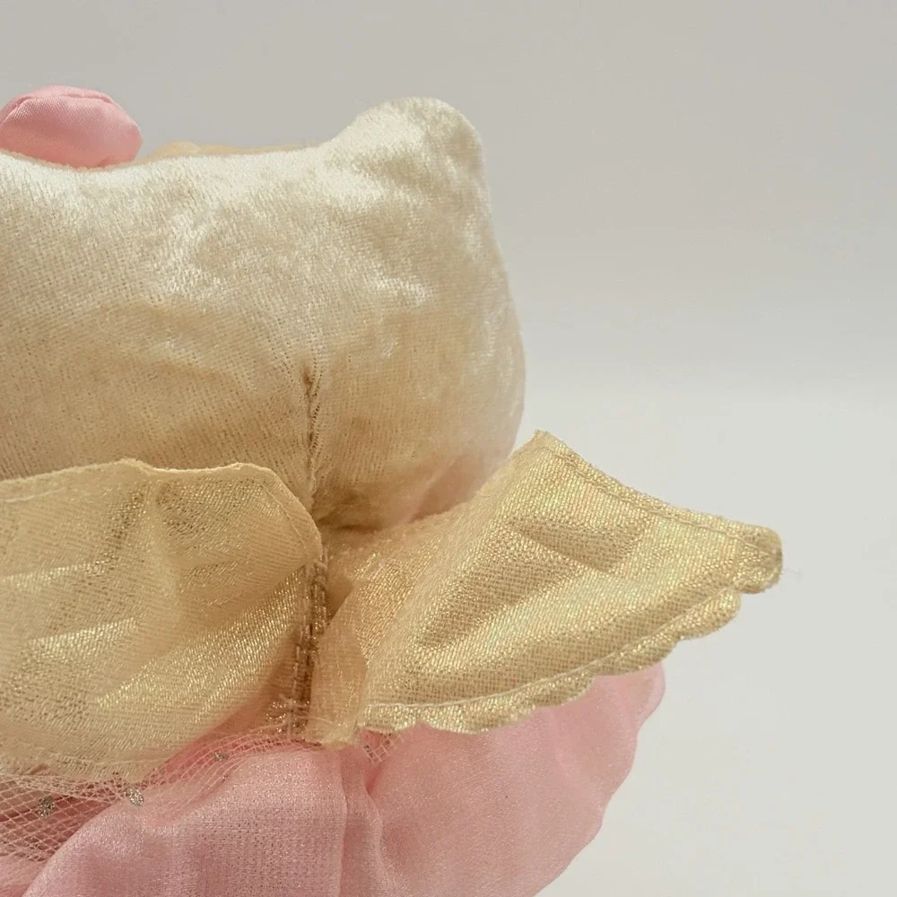 2002 Hello Kitty Sanrio‎ Beanie Plush NAKAJIMA PINK Angel Fairy Rare 6